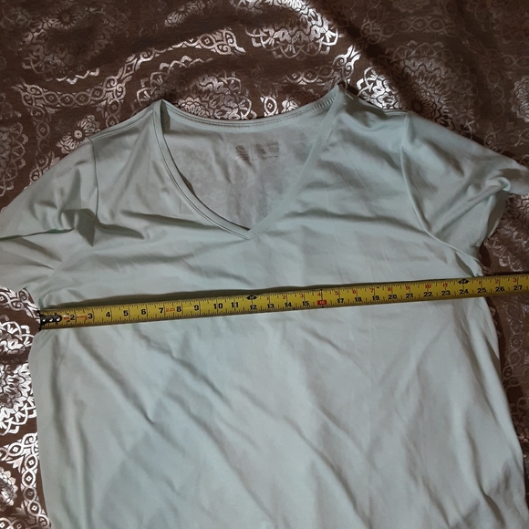 ATHLETICS WORKS WOMENS 3X GREEN SHIRT - Picture 3 of 5